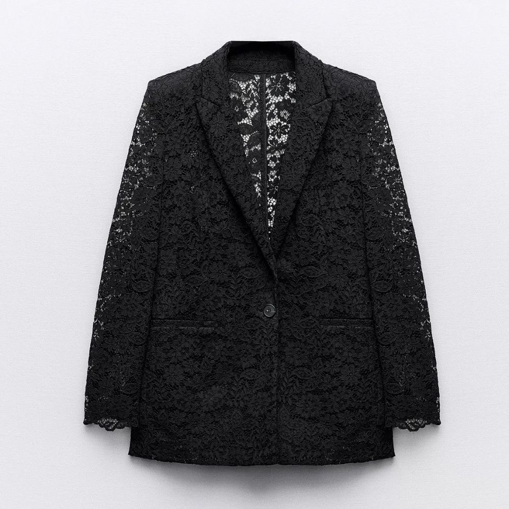 Lace blazer